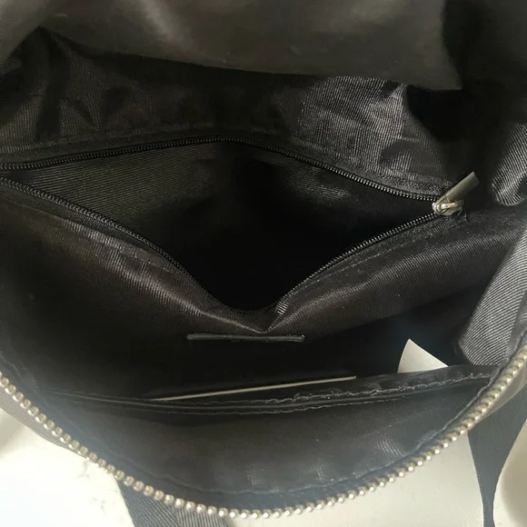 Very minimal use!!!! Prada Black Belt Bag with Signature Triangle Logo. - Picture 6 of 7